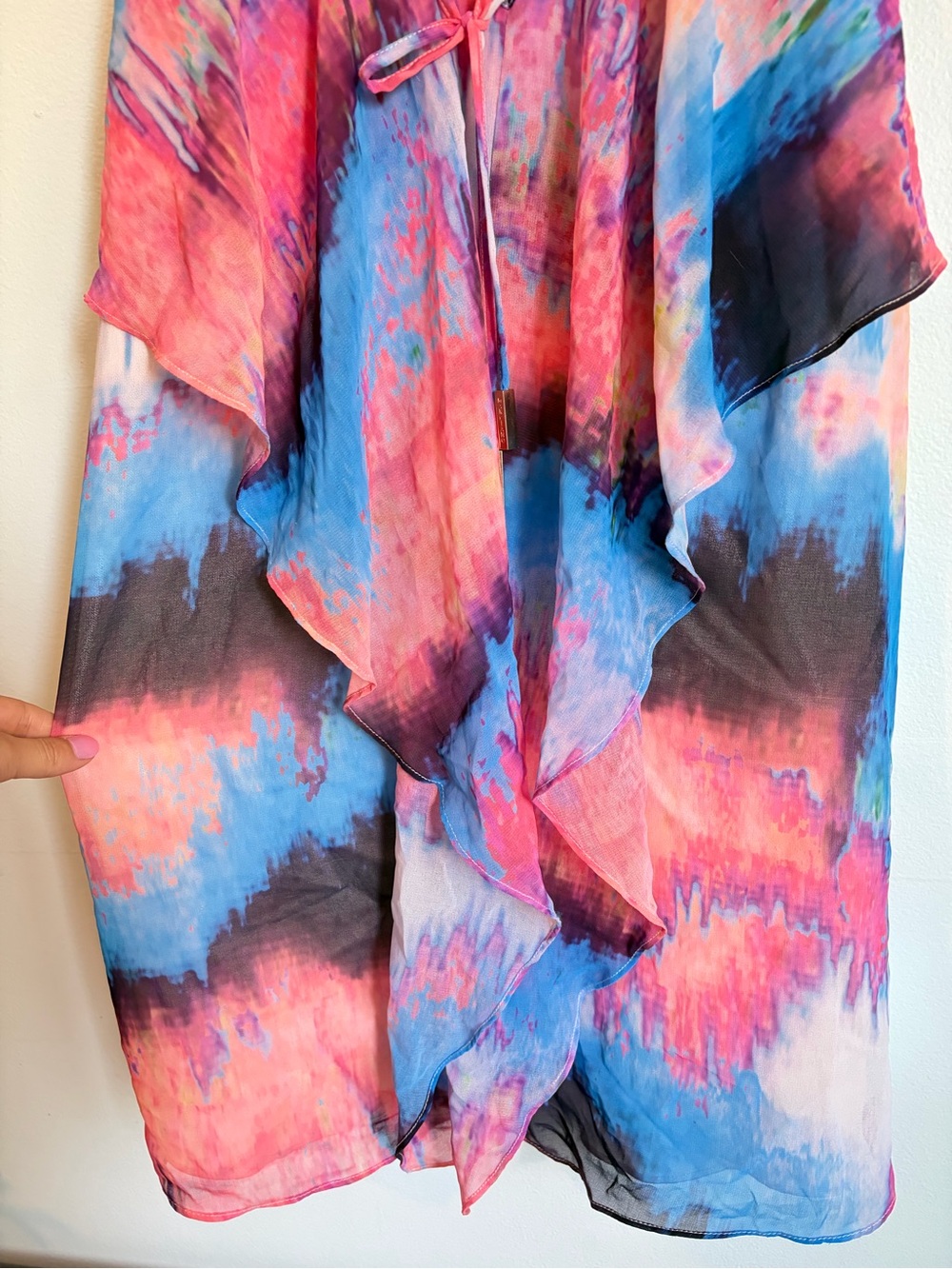Marciano Reflection Mali Sleeveless Dress - Tie Die Summer Dress - Size XS - Picture 4 of 8